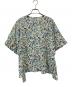 INGEBORG（インゲボルグ）の古着「花柄ブラウス」｜グリーン