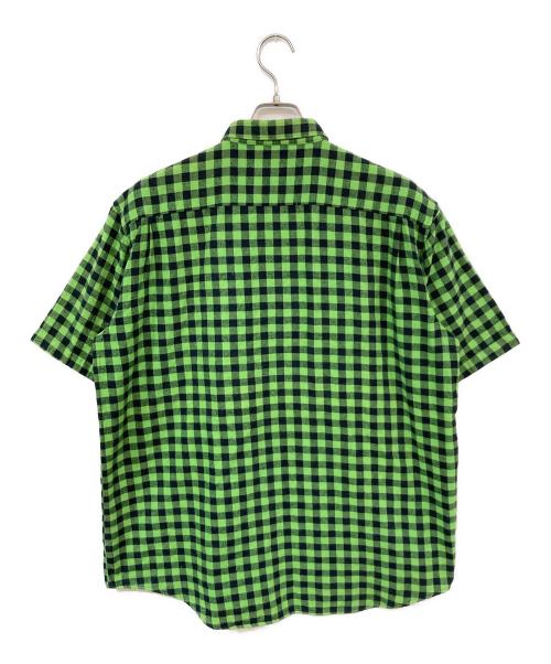 stussy（ステューシー）stussy (ステューシー) チェックシャツ グリーン サイズ:SIZE Lの古着・服飾アイテム