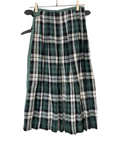 O'NEIL OF DUBLIN（オニールオブダブリン）O'NEIL OF DUBLIN (オニールオブダブリン) チェックスカート グリーン サイズ:6の古着・服飾アイテム