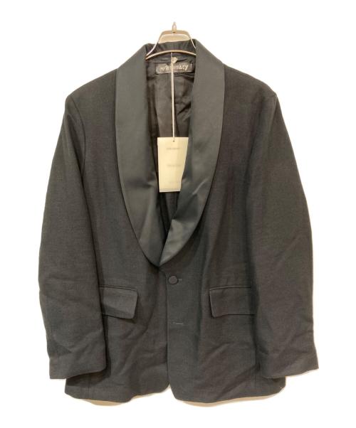 OUR LEGACY（アワーレガシー）OUR LEGACY (アワーレガシー) サテンラペル ウールリネン タキシードジャケット ブラック サイズ:48の古着・服飾アイテム