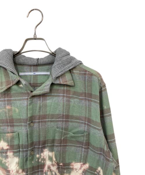 TOKIO（トキオ）TOKIO (トキオ) damege hooded SHIRT/ダメージドフーデッドシャツ マルチカラー サイズ:SIZE Mの古着・服飾アイテム