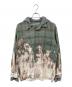 TOKIO（トキオ）の古着「damege hooded SHIRT/ダメージドフーデッドシャツ」｜マルチカラー