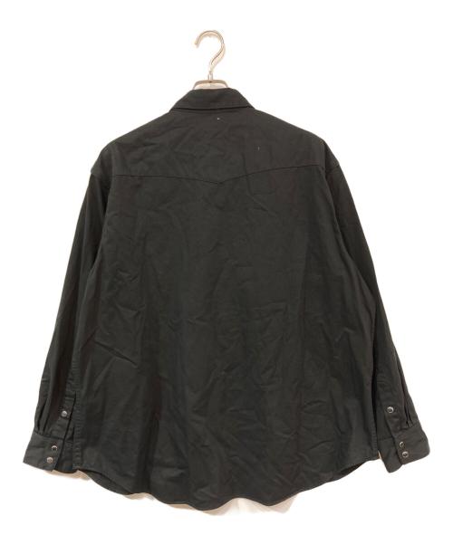 FOUNDOUR（ファウンダ）FOUNDOUR (ファウンダ) WESTERN SHIRT ブラック サイズ:3の古着・服飾アイテム