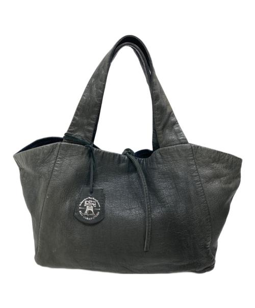 REN（レン）REN (レン) レザーバッグ ブラックの古着・服飾アイテム