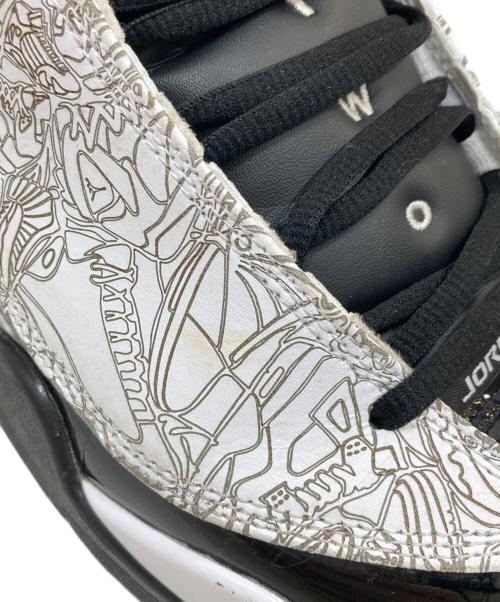 NIKE（ナイキ）NIKE (ナイキ) Jordan Dub Zero White Thunder/ジョーダンダブゼロホワイトサンダー ブラック×ホワイト サイズ:SIZE 26.5cmの古着・服飾アイテム