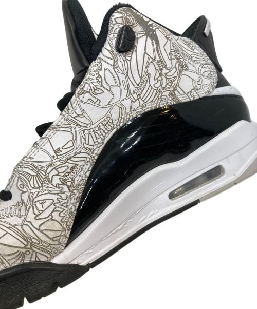 NIKE（ナイキ）NIKE (ナイキ) Jordan Dub Zero White Thunder/ジョーダンダブゼロホワイトサンダー ブラック×ホワイト サイズ:SIZE 26.5cmの古着・服飾アイテム