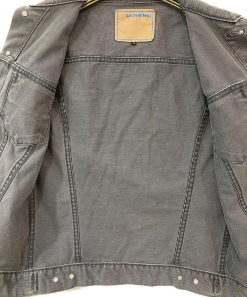 Le meilleur（レ メイユール）Le meilleur (レ メイユール) コットンツイルジャケット グレー サイズ:44の古着・服飾アイテム