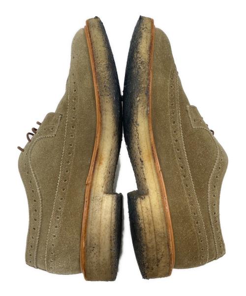 Tricker's（トリッカーズ）Tricker's (トリッカーズ) ウィングチップシューズ ベージュ サイズ:8 1/2の古着・服飾アイテム