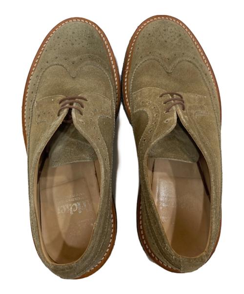Tricker's（トリッカーズ）Tricker's (トリッカーズ) ウィングチップシューズ ベージュ サイズ:8 1/2の古着・服飾アイテム