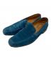 JOHN LOBB（ジョンロブ）の古着「スウェードローファー」｜ブルー
