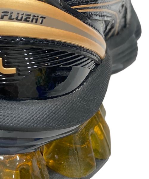 asics（アシックス）asics (アシックス) GEL-KINETIC FLUENT/ゲルキネティックフルーエント ブラック サイズ:SIZE 23.5cmの古着・服飾アイテム