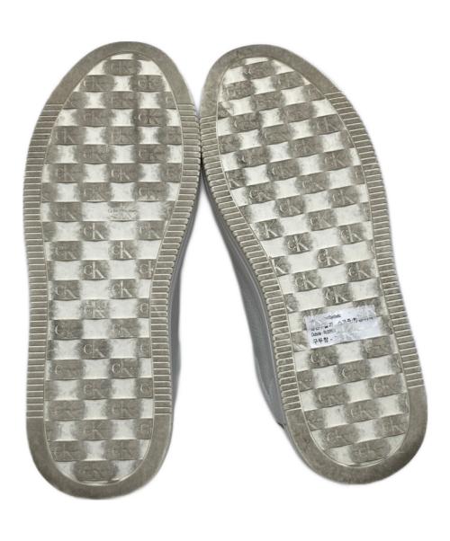 Calvin Klein Jeans（カルバンクラインジーンズ）Calvin Klein Jeans (カルバンクラインジーンズ) ローカットスニーカー ホワイト サイズ:23.5㎝の古着・服飾アイテム