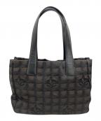 CHANELシャネル）の古着「ニュートラベル トートバッグ」｜ブラウン