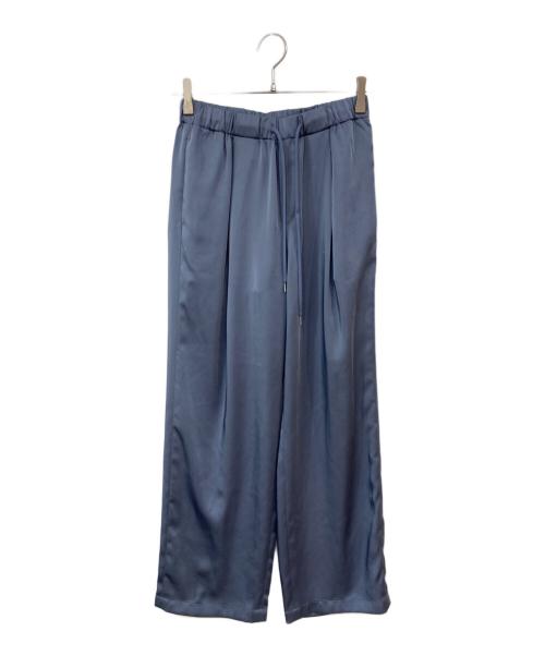 Spick and Span（スピック＆スパン）Spick and Span (スピックアンドスパン) シルキーサテンイージーパンツ スカイブルー サイズ:36の古着・服飾アイテム