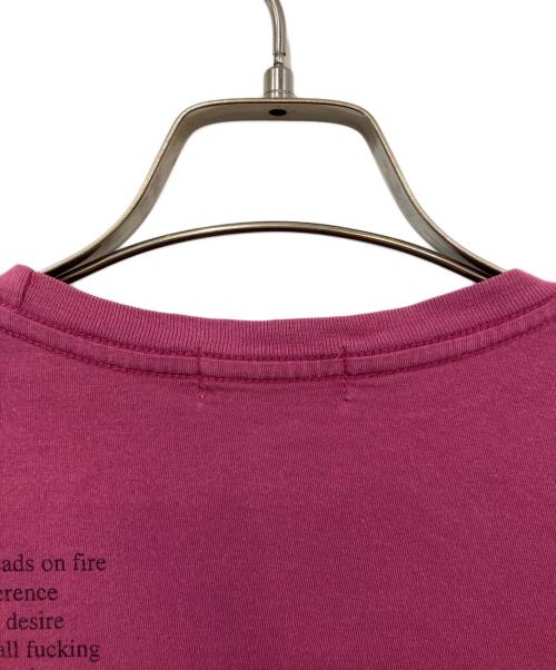 Hysteric Glamour（ヒステリックグラマー）Hysteric Glamour (ヒステリックグラマー) コートニーラブTシャツ ピンク サイズ:SIZE Lの古着・服飾アイテム