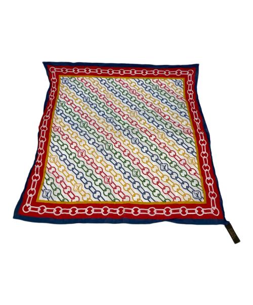 LOUIS VUITTON（ルイ ヴィトン）LOUIS VUITTON (ルイ ヴィトン) スカーフ レッドの古着・服飾アイテム