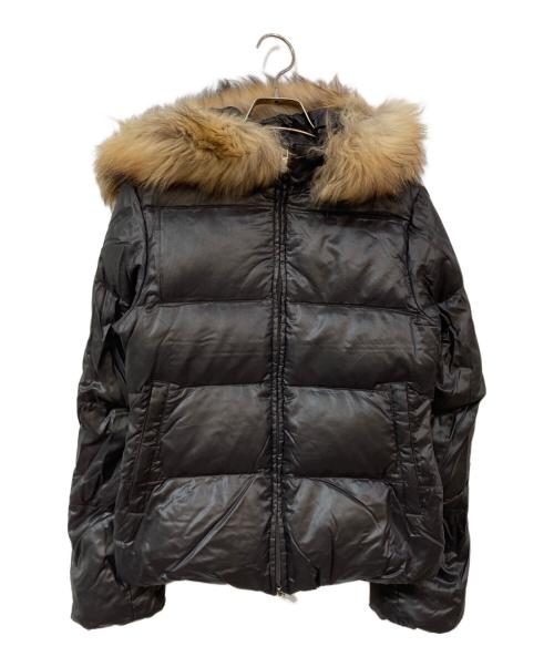 DUVETICA（デュベティカ）DUVETICA (デュベティカ) ファー付きダウンジャケット ブラック サイズ:SIZE 36の古着・服飾アイテム