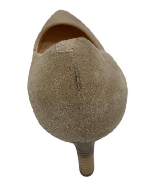 PELLICO（ペリーコ）PELLICO (ペリーコ) スウェードヒールパンプス ベージュ サイズ:SIZE 36.5の古着・服飾アイテム