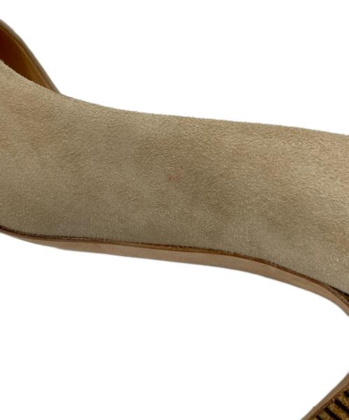 PELLICO（ペリーコ）PELLICO (ペリーコ) スウェードヒールパンプス ベージュ サイズ:SIZE 36.5の古着・服飾アイテム