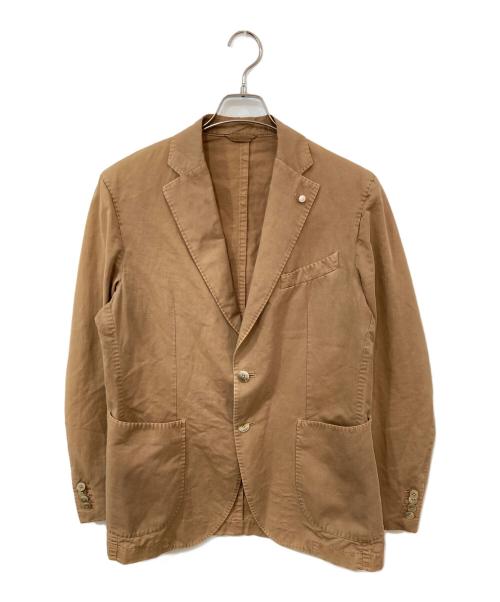 ROUGH（ラブ）ROUGH (ラブ) リネン混2Bジャケット ブラウン サイズ:不明の古着・服飾アイテム