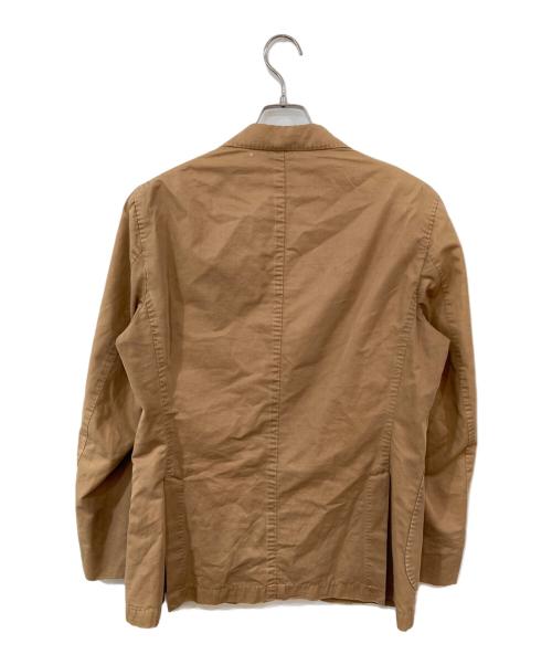 ROUGH（ラブ）ROUGH (ラブ) リネン混2Bジャケット ブラウン サイズ:不明の古着・服飾アイテム