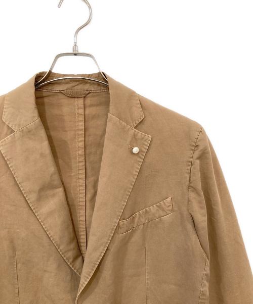 ROUGH（ラブ）ROUGH (ラブ) リネン混2Bジャケット ブラウン サイズ:不明の古着・服飾アイテム