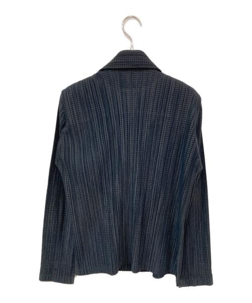PLEATS PLEASE（プリーツプリーズ）PLEATS PLEASE (プリーツプリーズ) プリーツジャケット ブラック サイズ:SIZE 3の古着・服飾アイテム