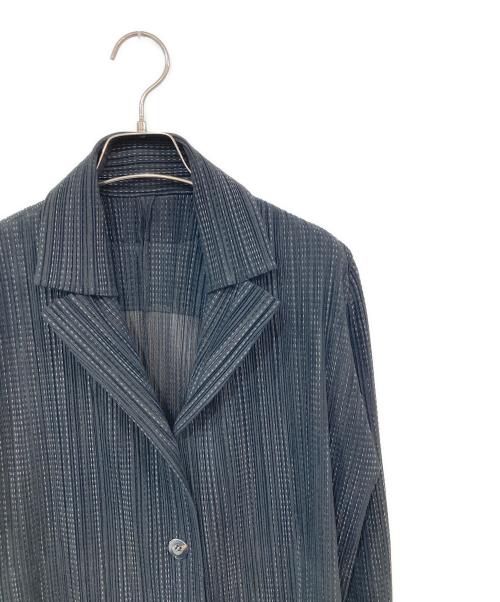 PLEATS PLEASE（プリーツプリーズ）PLEATS PLEASE (プリーツプリーズ) プリーツジャケット ブラック サイズ:SIZE 3の古着・服飾アイテム