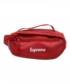 SUPREMEシュプリーム）の古着「Leather Waist Bag/レザーウエストバッグ」｜レッド