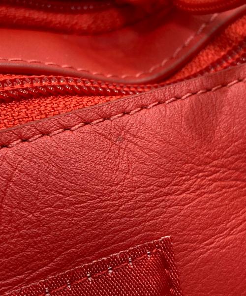 SUPREME（シュプリーム）SUPREME (シュプリーム) Leather Waist Bag/レザーウエストバッグ レッドの古着・服飾アイテム