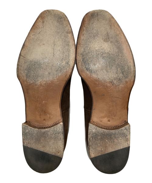 ENZO BONAFE（エンツォボナフェ）ENZO BONAFE (エンツォボナフェ) スエードストレートチップシューズ ブラウン サイズ:6の古着・服飾アイテム