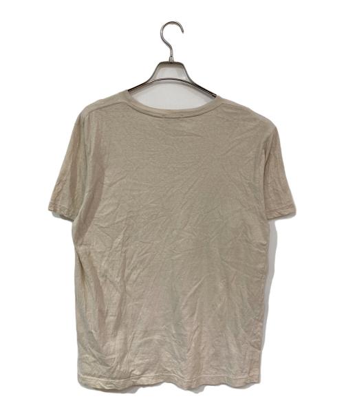 maison kitsune（メゾンキツネ）maison kitsune (メゾンキツネ) カフェキツネTシャツ ベージュ サイズ:Mの古着・服飾アイテム