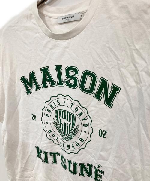 maison kitsune（メゾンキツネ）maison kitsune (メゾンキツネ) プリントTシャツ ホワイト サイズ:Mの古着・服飾アイテム
