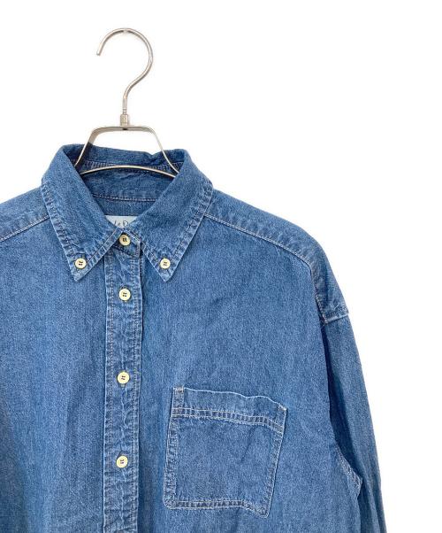 SLOBE IENA（スローブ イエナ）SLOBE IENA (スローブ イエナ) LE DENIMライトオンスクロップドシャツ インディゴ サイズ:不明の古着・服飾アイテム