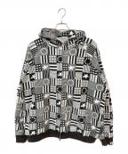 A BATHING APEア ベイシング エイプ）の古着「総柄ジップパーカー」｜グレー