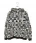 A BATHING APE（ア ベイシング エイプ）の古着「総柄ジップパーカー」｜グレー