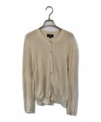 A.P.C.アーペーセー）の古着「ニットカーディガン」｜ベージュ