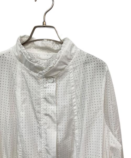 MARINA RINALDI（マリナリナルディ）MARINA RINALDI (マリナリナルディ) ジップジャケット ホワイト サイズ:21 未使用品の古着・服飾アイテム