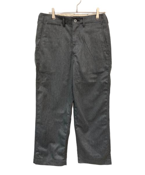 HOUSTON（ヒューストン）HOUSTON (ヒューストン) MILITARY CHINO PANTS グレー サイズ:34の古着・服飾アイテム