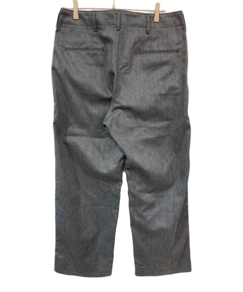HOUSTON（ヒューストン）HOUSTON (ヒューストン) MILITARY CHINO PANTS グレー サイズ:34の古着・服飾アイテム