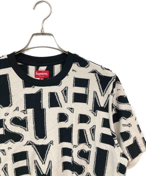 SUPREME（シュプリーム）SUPREME (シュプリーム) Spellout S/S Top/スペルアウト S/Sトップ ブラック サイズ:SIZE Mの古着・服飾アイテム