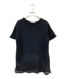 ALEXANDER WANG（アレキサンダー・ワン）の古着「メッシュ切替スウェット」｜ブラック