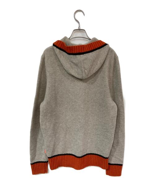 BOSS HUGO BOSS（ボス ヒューゴボス）BOSS HUGO BOSS (ボス ヒューゴボス) ウールニットパーカー ベージュ サイズ:Mの古着・服飾アイテム