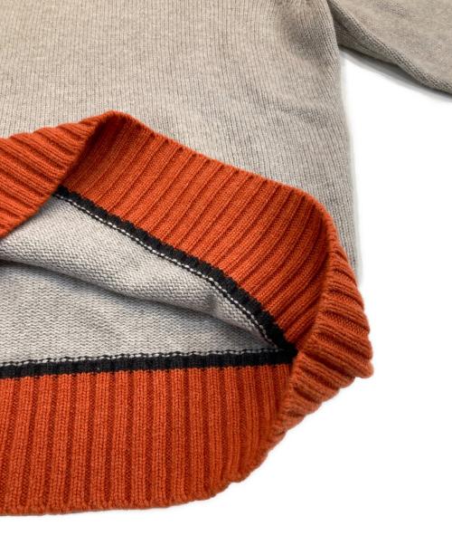 BOSS HUGO BOSS（ボス ヒューゴボス）BOSS HUGO BOSS (ボス ヒューゴボス) ウールニットパーカー ベージュ サイズ:Mの古着・服飾アイテム