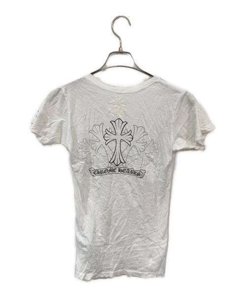 CHROME HEARTS（クロムハーツ）CHROME HEARTS (クロムハーツ) Vネックカットソー ホワイト サイズ:SIZE Sの古着・服飾アイテム