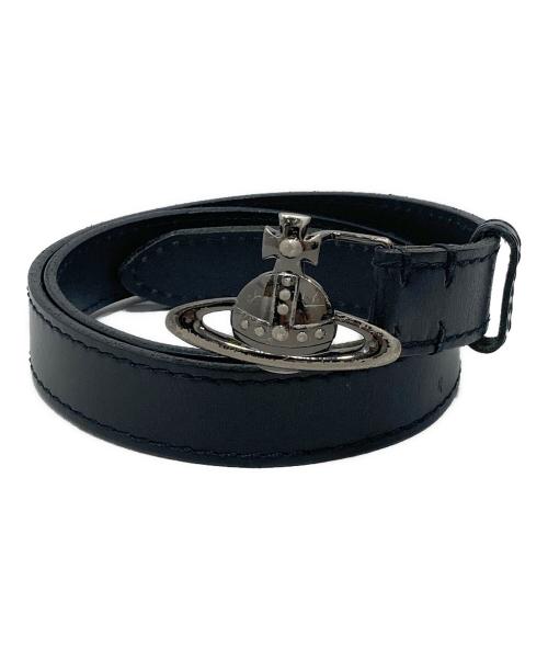 Vivienne Westwood（ヴィヴィアンウエストウッド）Vivienne Westwood (ヴィヴィアンウエストウッド) オーブバックルベルト ブラック サイズ:86cmの古着・服飾アイテム