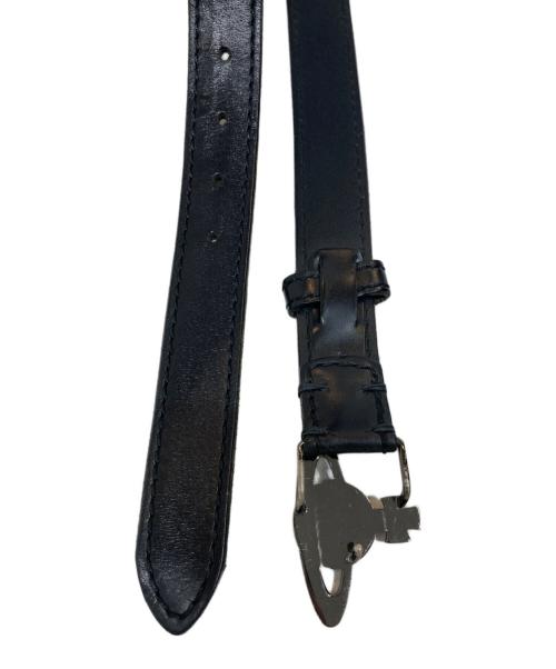 Vivienne Westwood（ヴィヴィアンウエストウッド）Vivienne Westwood (ヴィヴィアンウエストウッド) オーブバックルベルト ブラック サイズ:86cmの古着・服飾アイテム