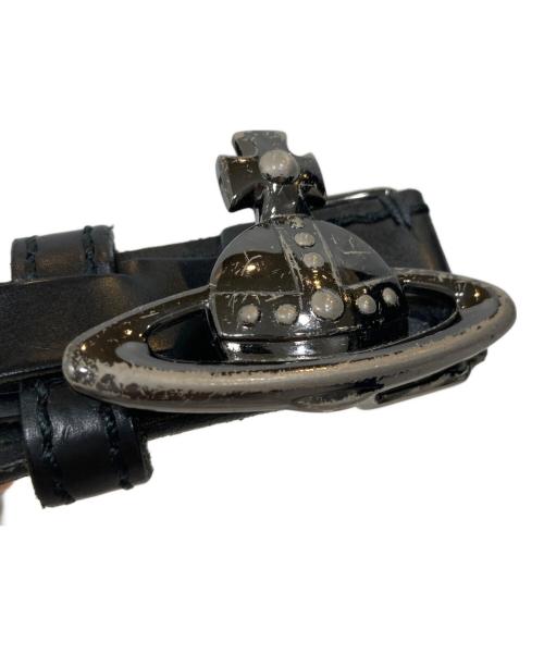 Vivienne Westwood（ヴィヴィアンウエストウッド）Vivienne Westwood (ヴィヴィアンウエストウッド) オーブバックルベルト ブラック サイズ:86cmの古着・服飾アイテム