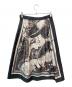 INGEBORG (インゲボルグ) スカーフ柄スカート ブラック サイズ:SIZE 3：4000円