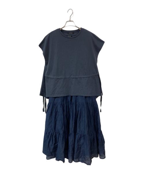 INGEBORG（インゲボルグ）INGEBORG (インゲボルグ) 2024サマーハッピーセット(オーバーブラウス＋ワンピース) ネイビー サイズ:無しの古着・服飾アイテム